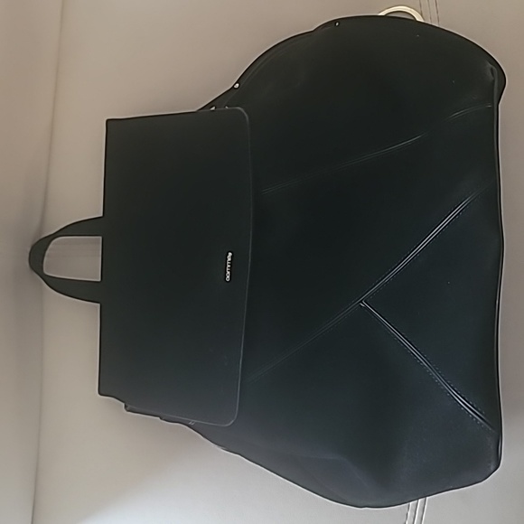 Comma, Handbags - COMMA, - Suede Backpack, Black